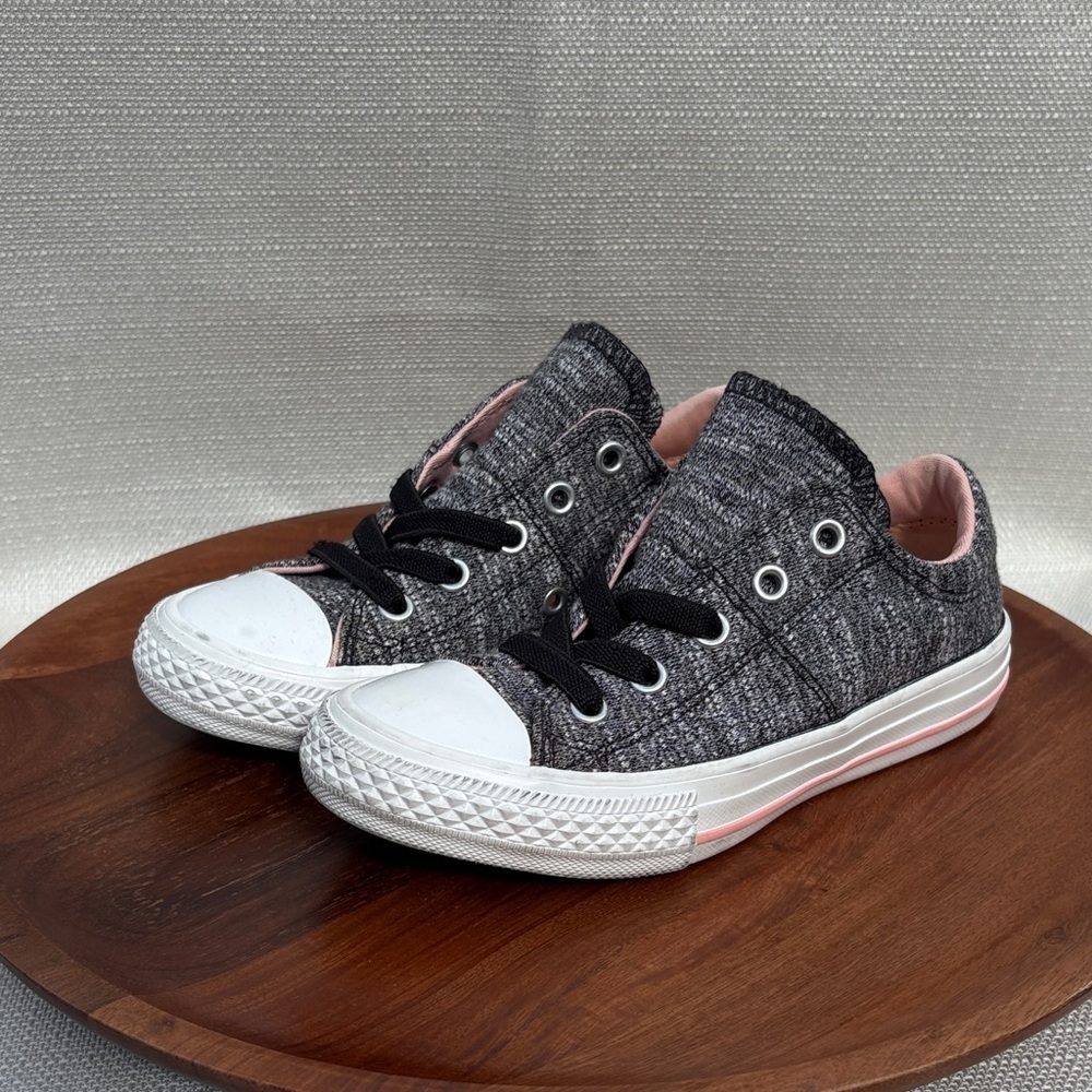 Converse Chuck Taylor All Star Kids' Heathered/Pink Sneakers Sz 12